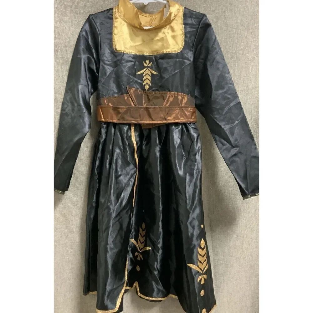DISNEY FROZEN ANA COSTUME DRESS (4-6x) (NO ROBE)